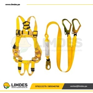 Juego de arnés y linea de vida marca Segpro