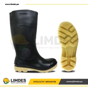 Bota de Jebe/PVC con Punta de Acero