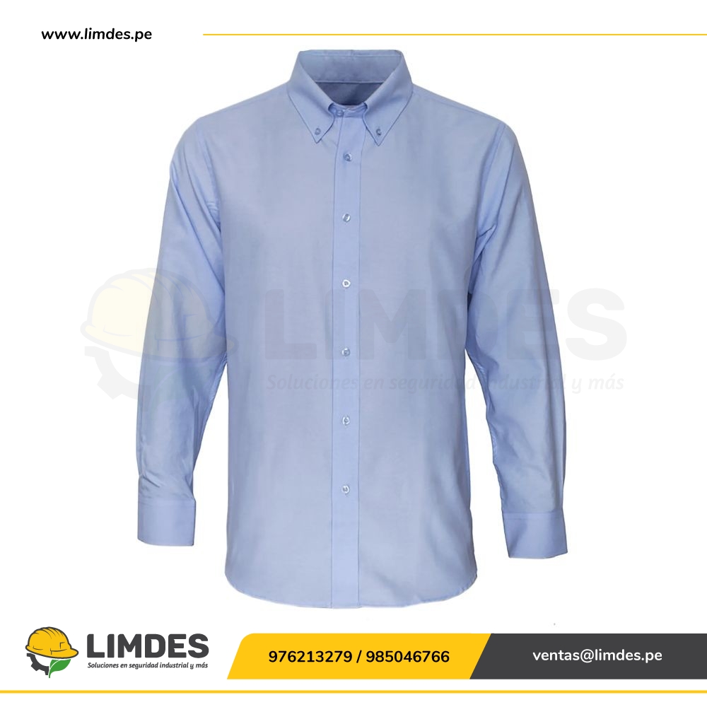 Camisa Oxford de Algodón para Hombre
