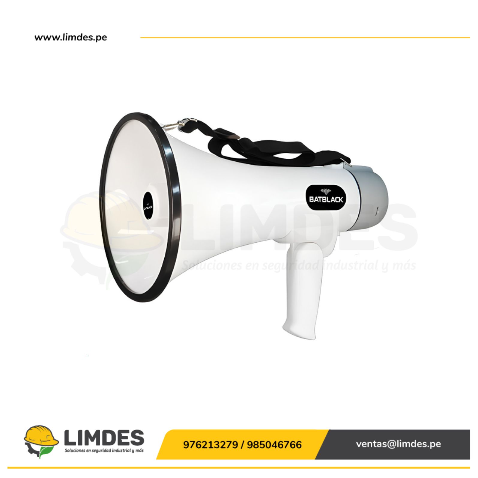Megafono Recargable 80W