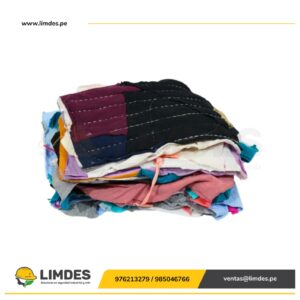 Trapo industrial color – cosido lineal