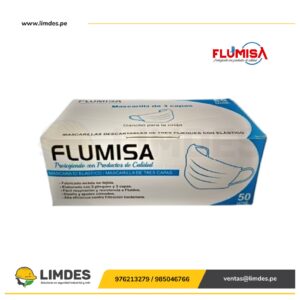 Mascarilla tres pliegues