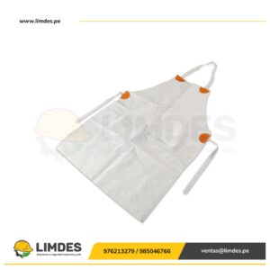 Mandil de soldador cuero cromo